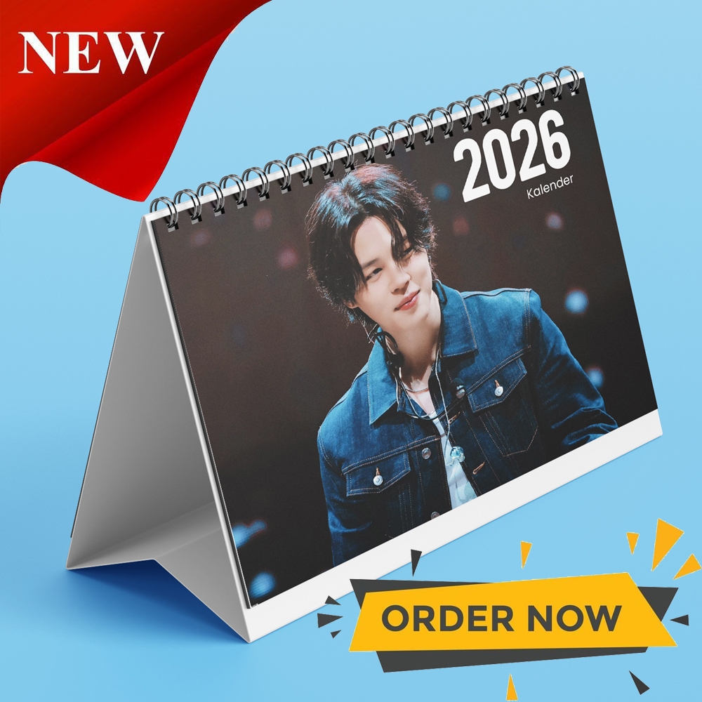 

A&M Kalender Jimin BTS Kalender Meja Kalender 2026 Kalender K-POP