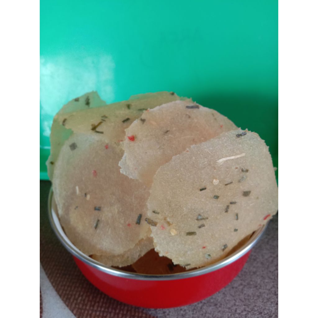 

opak singkong mentah murah meriah berat 250 gram gurih renyah