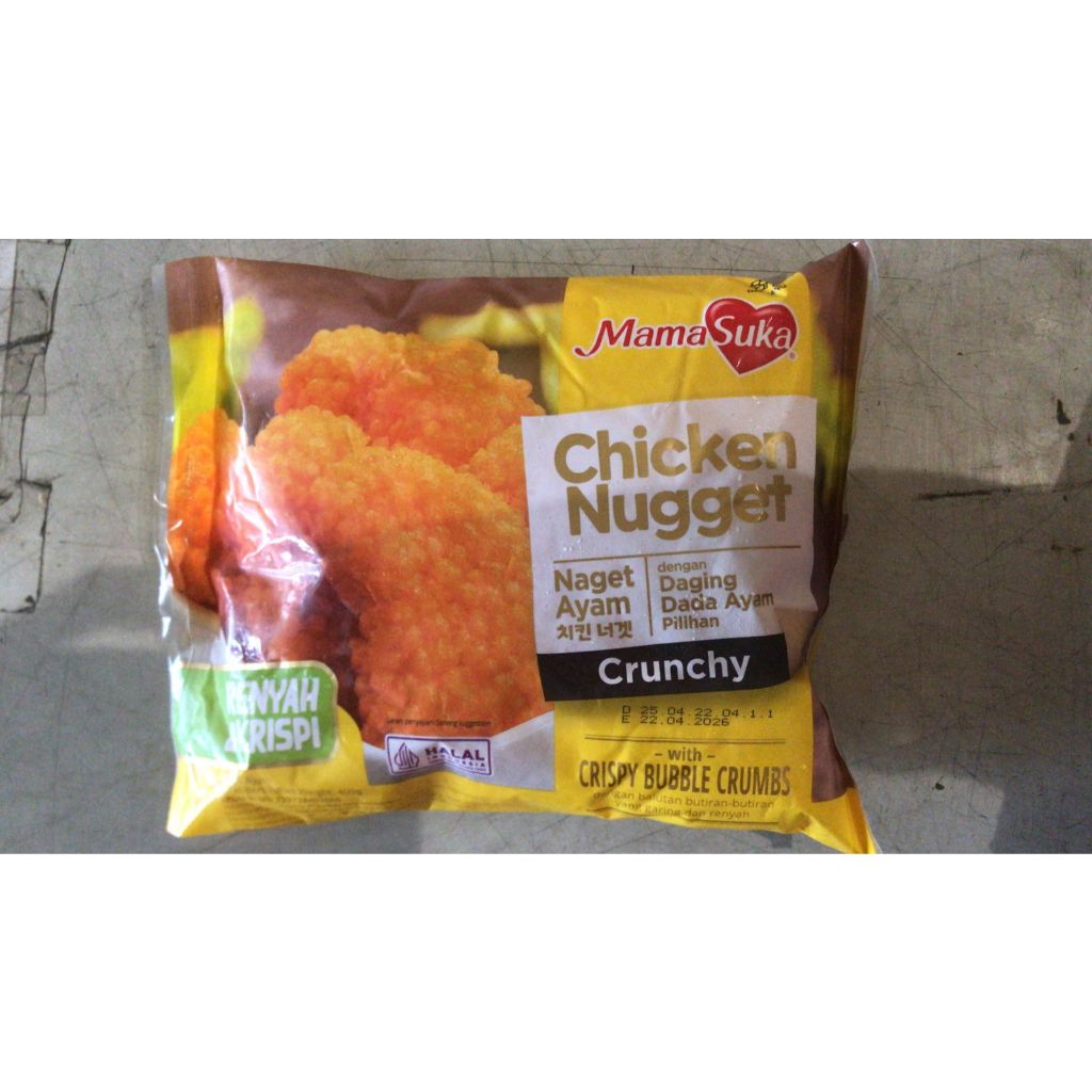 

MAMASUKA CHICKEN NUGGET CRUNCHY 400GR