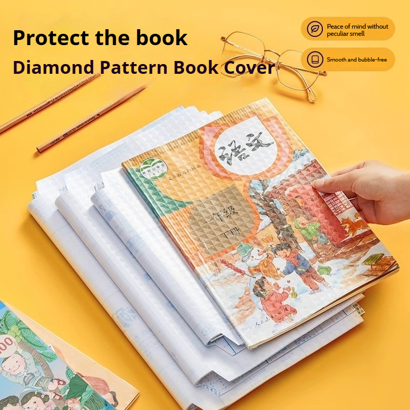 

10 Lembar Sampul Plastik - Stiker Buku Self Adhesife Book Cover - Sampul Sticker