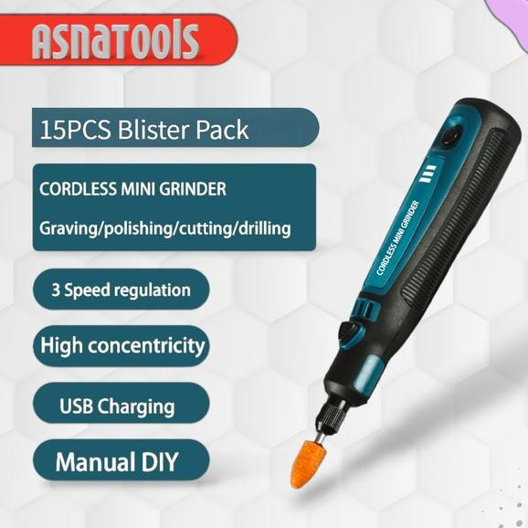 Hitachi Tools - Bor Mini Grinder Mini Drill Grinder Cordless Bor Elektrik Mini Bor