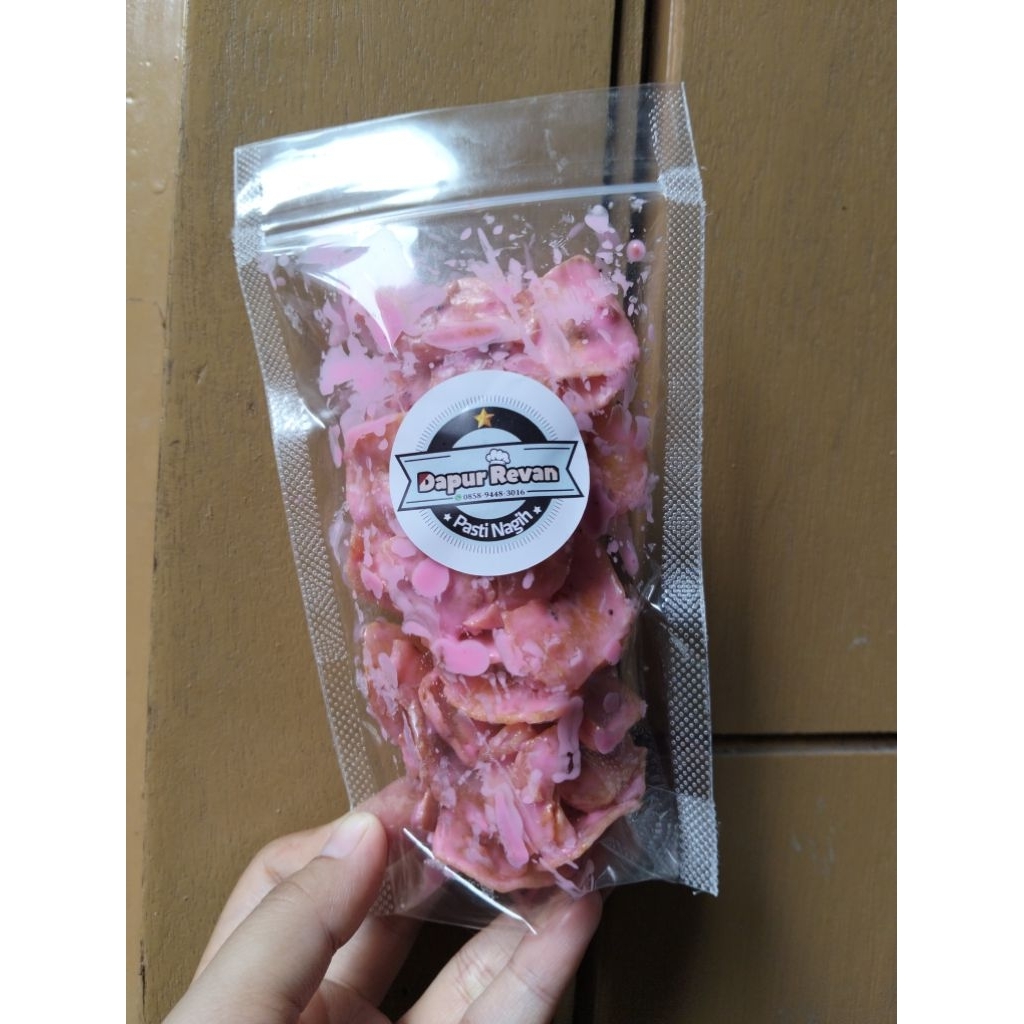 

kripik pisang strawberry