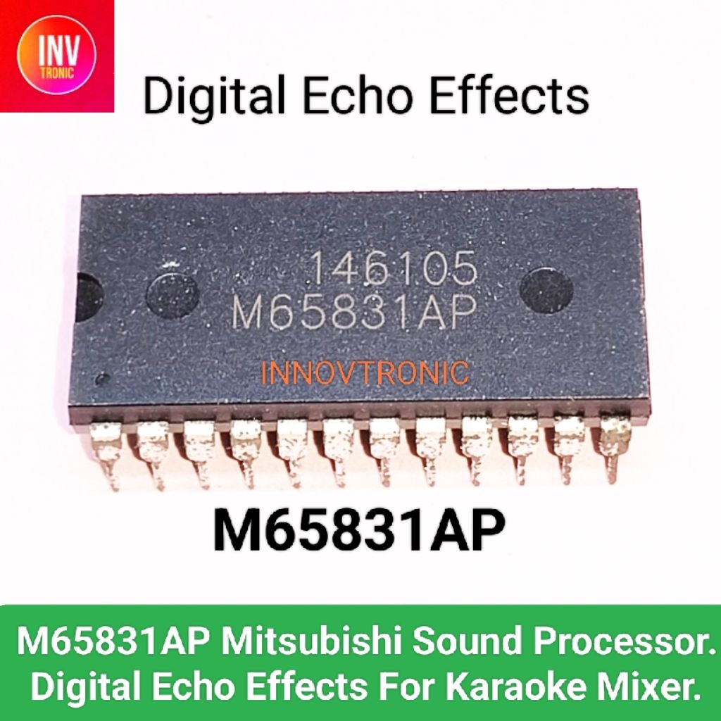 M65831AP 24Pin Echo Effects Mitsubishi For Karaoke Audio Sound Mixer