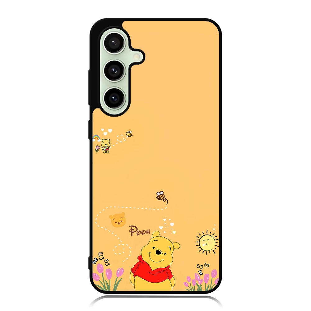 Phone Case A5x Series A50 A51 A52 A53 A54 A55 A56 Tpu Rubber Custom Winnie the Pooh bee
