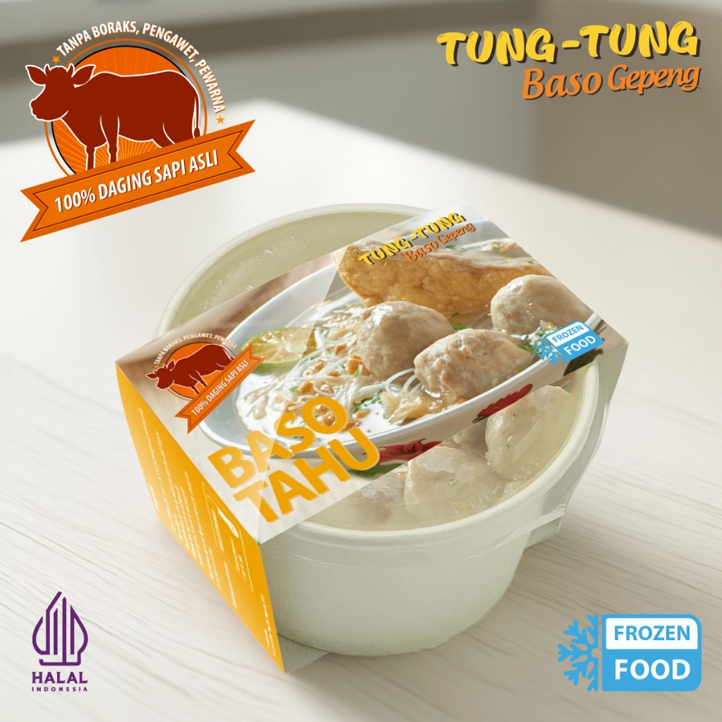 

BAKSO TAHU GEPENG URAT HALUS DAGING SAPI ASLI TANPA PENGAWET TANPA BORAKS HALAL