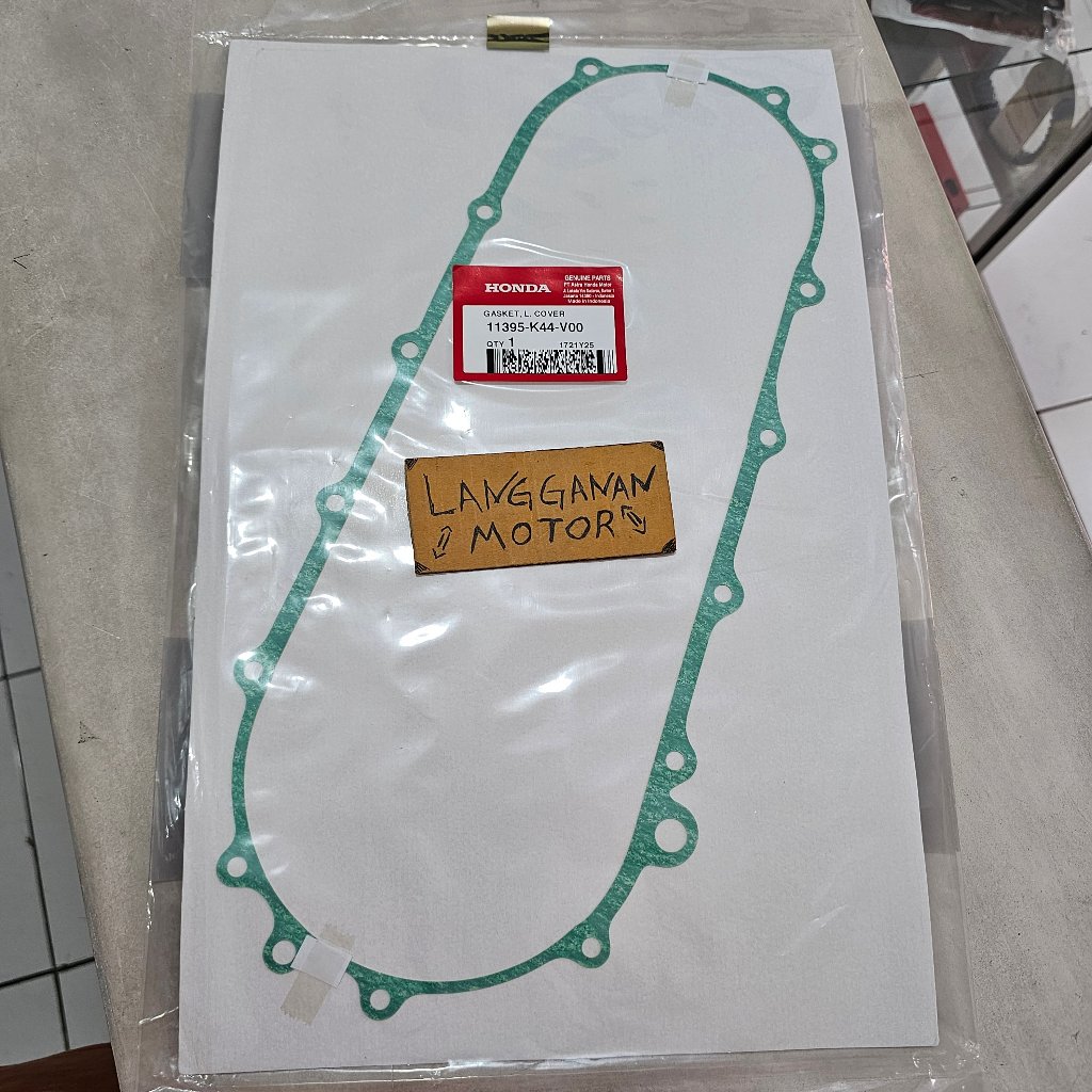 PAKING GASKET PERPAK TUTUP BAK CVT COVER MESIN KIRI BEAT SCOOPY VARIO 110 ESP STARTER ALUS 11395K44V