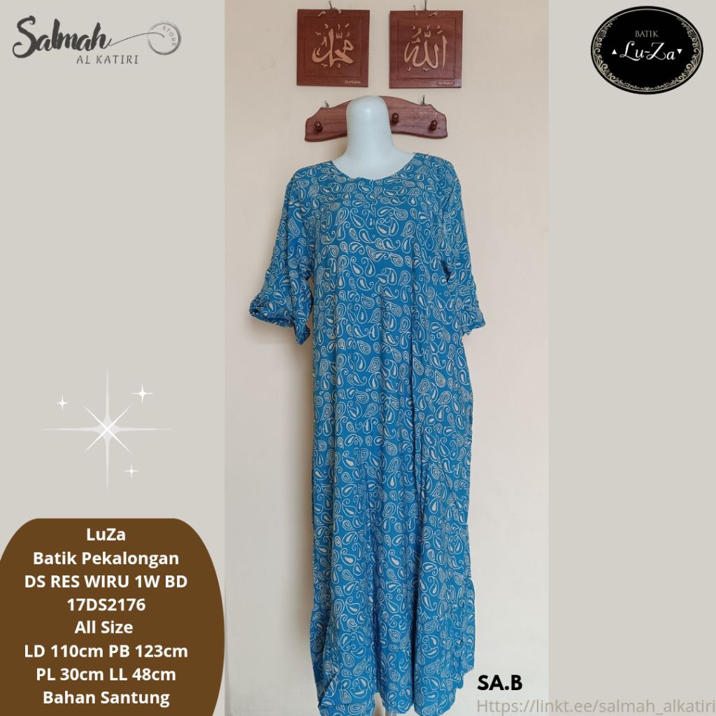 Daster LuZa Batik Pekalongan DS RES WIRU 1W BD (B)