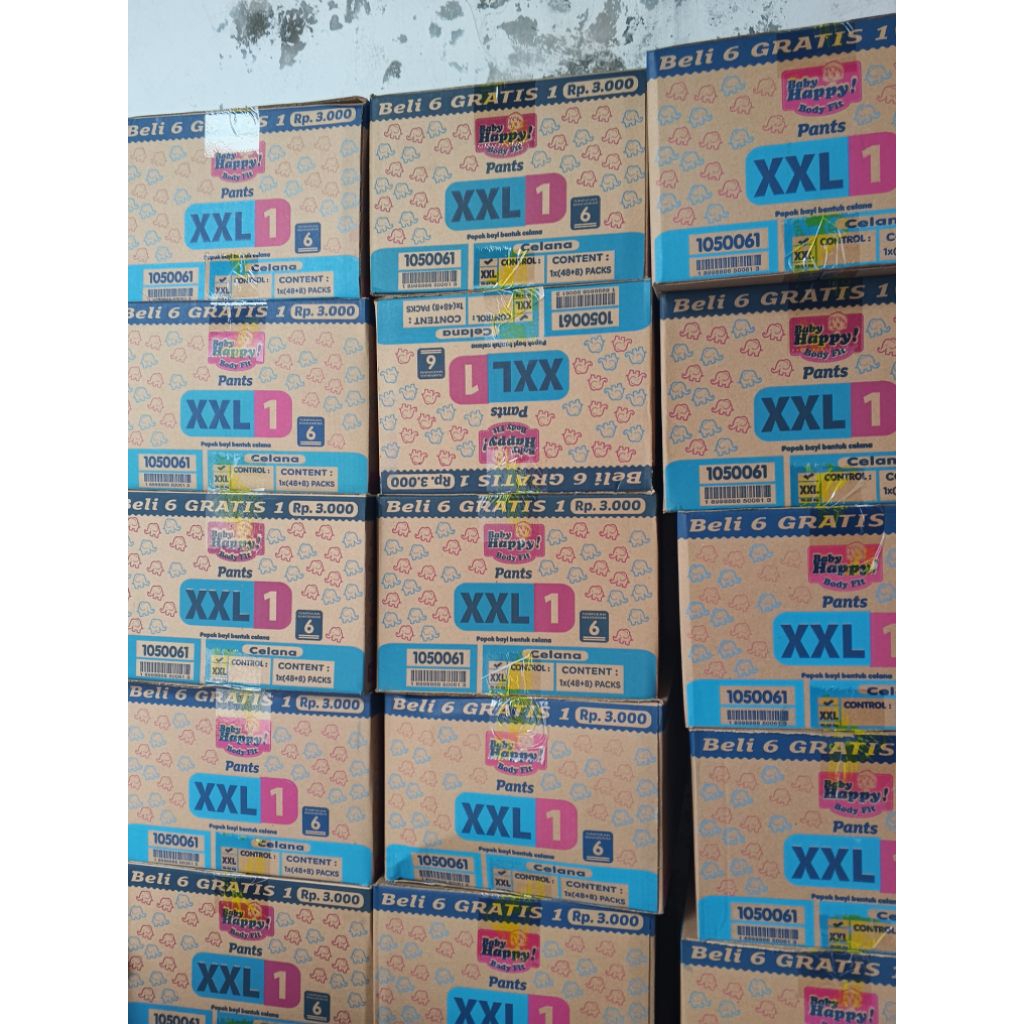 Baby Happy Ukuran XXL 1 Dus Isi 48+6:54 Saset