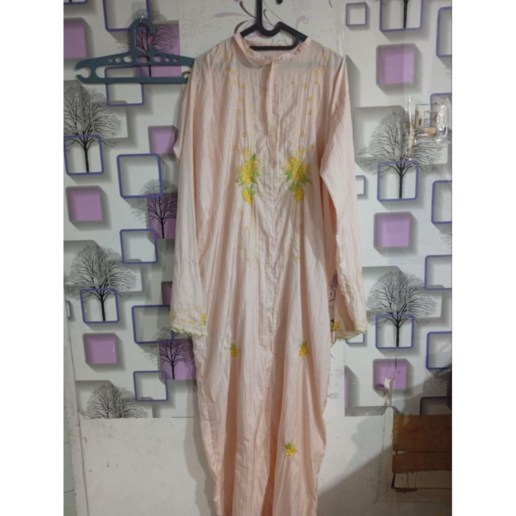 mukena terusan preloved