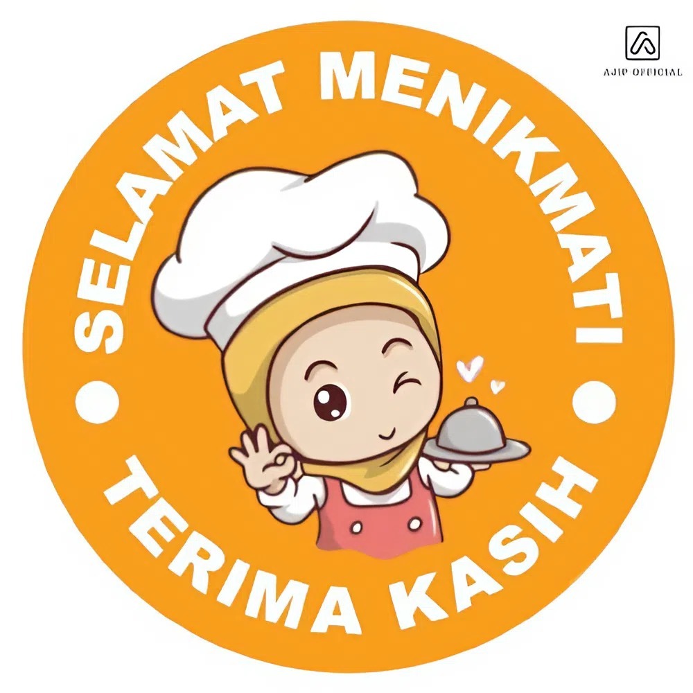 

Roll Stiker Label 2.5 cm Selamat Menikmati Dan Thank You 500 Pcs Karakter Lucu untuk Makanan Minuman