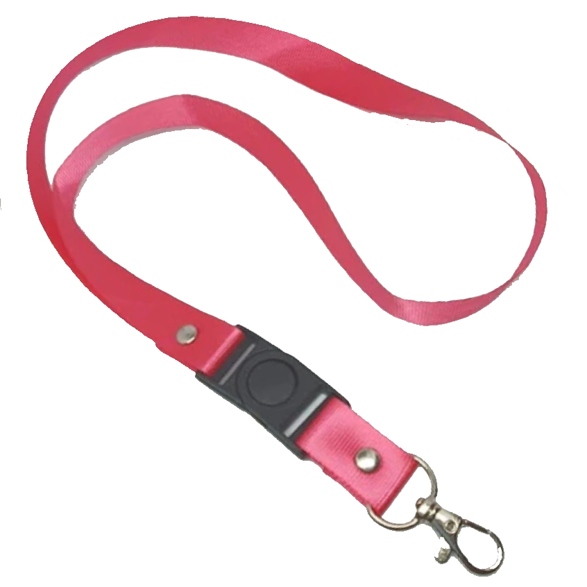 

Lanyard Polos Nylon Pink