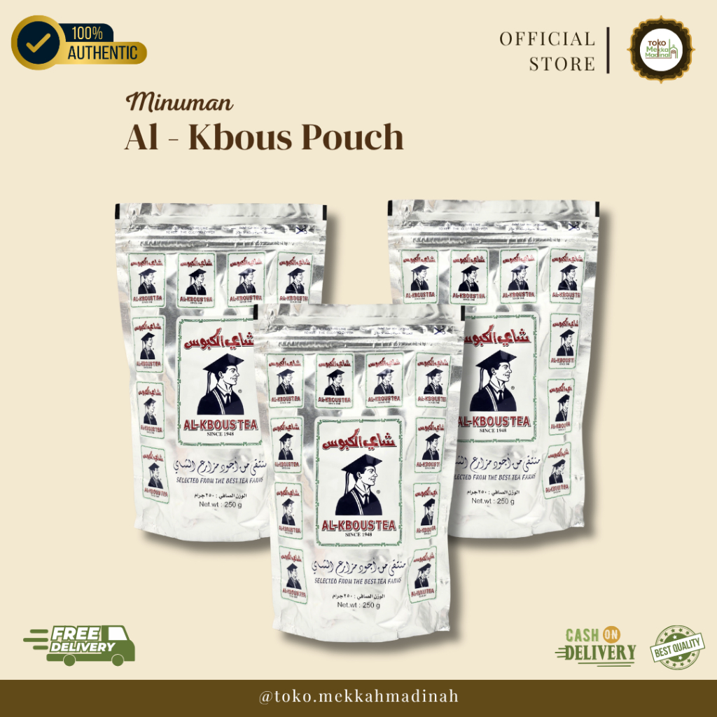

Teh Hitam / Teh Arab Al-Kbous | Kemasan Pouch