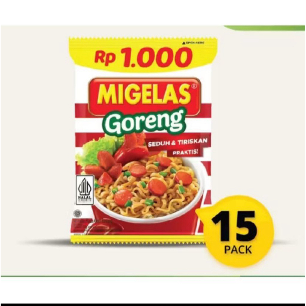 

(1RENCENG/15PCS)MIE GELAS GORENG 15g