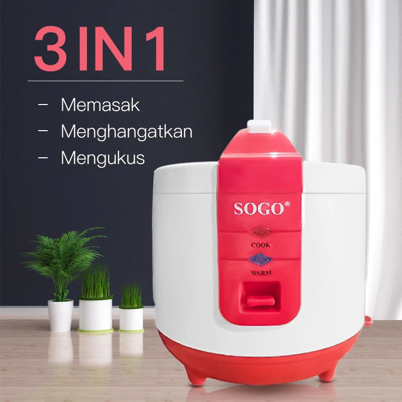 RICE COOKER SOGO 3 IN 1 SG-188