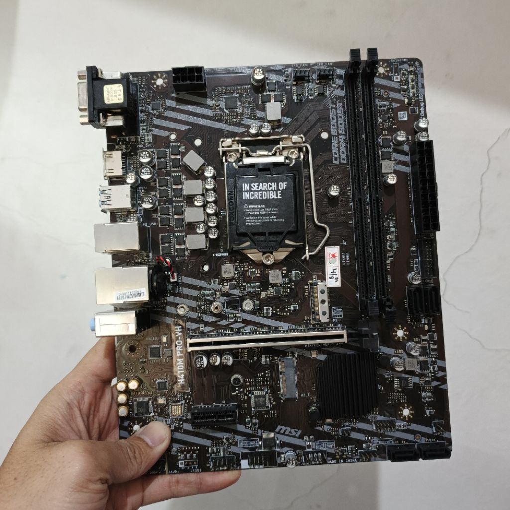 Motherboard MSI H410M Pro VH Soket Intel LGA 1200 Gen 10