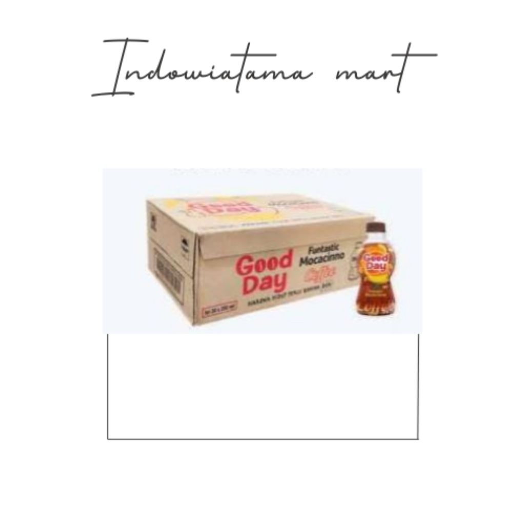 

GOOD DAY MOCACINNO BOTOL [KARTON]