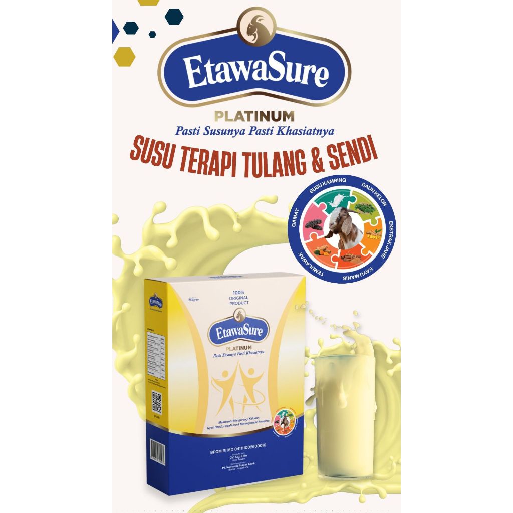 

Susu Kambing Etawa Etawasure Platinum / Etawasure