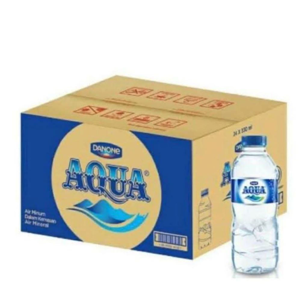 

Aqua 330ml isi 24 Botol