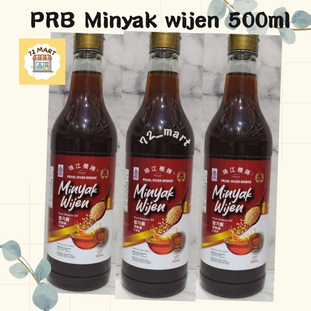 

PRB Pearl River Brigde Pure Sesame OiL 500ml/minyak wijen (HALAL)
