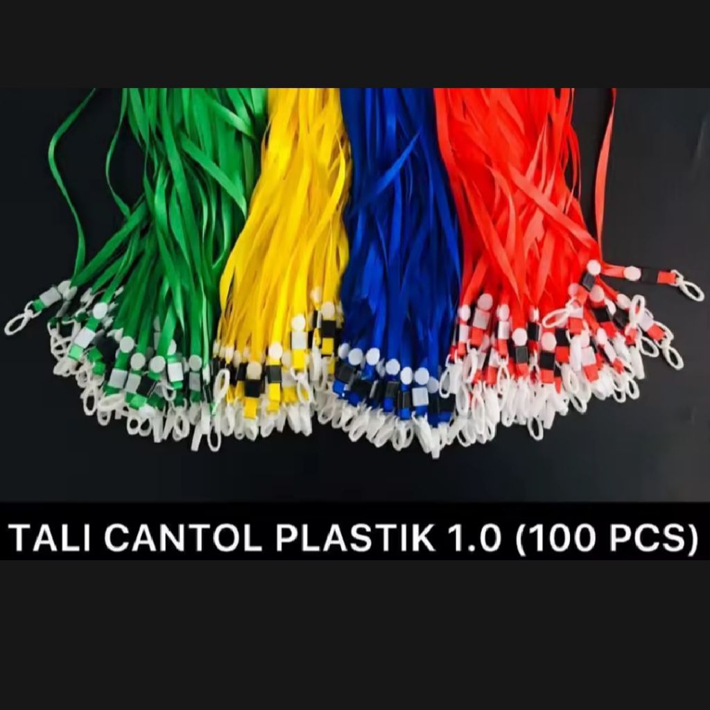 

1 Pak Tali Id Card Plastik Isi 100 Pcs