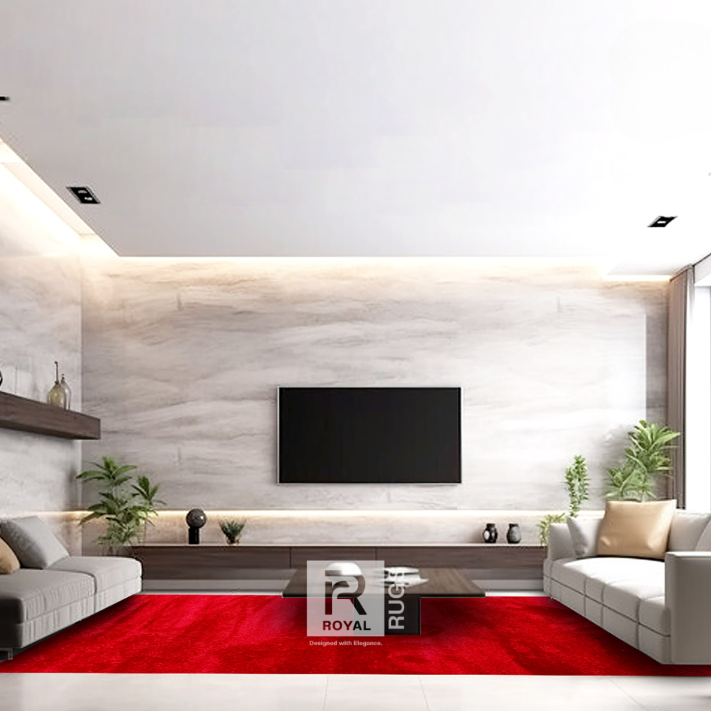 Karpet 300X400 Jumbo Polos SHAGGY Collection - Karpet Ruang Tamu Tebal Aesthetic Polos ROYAL RUGS