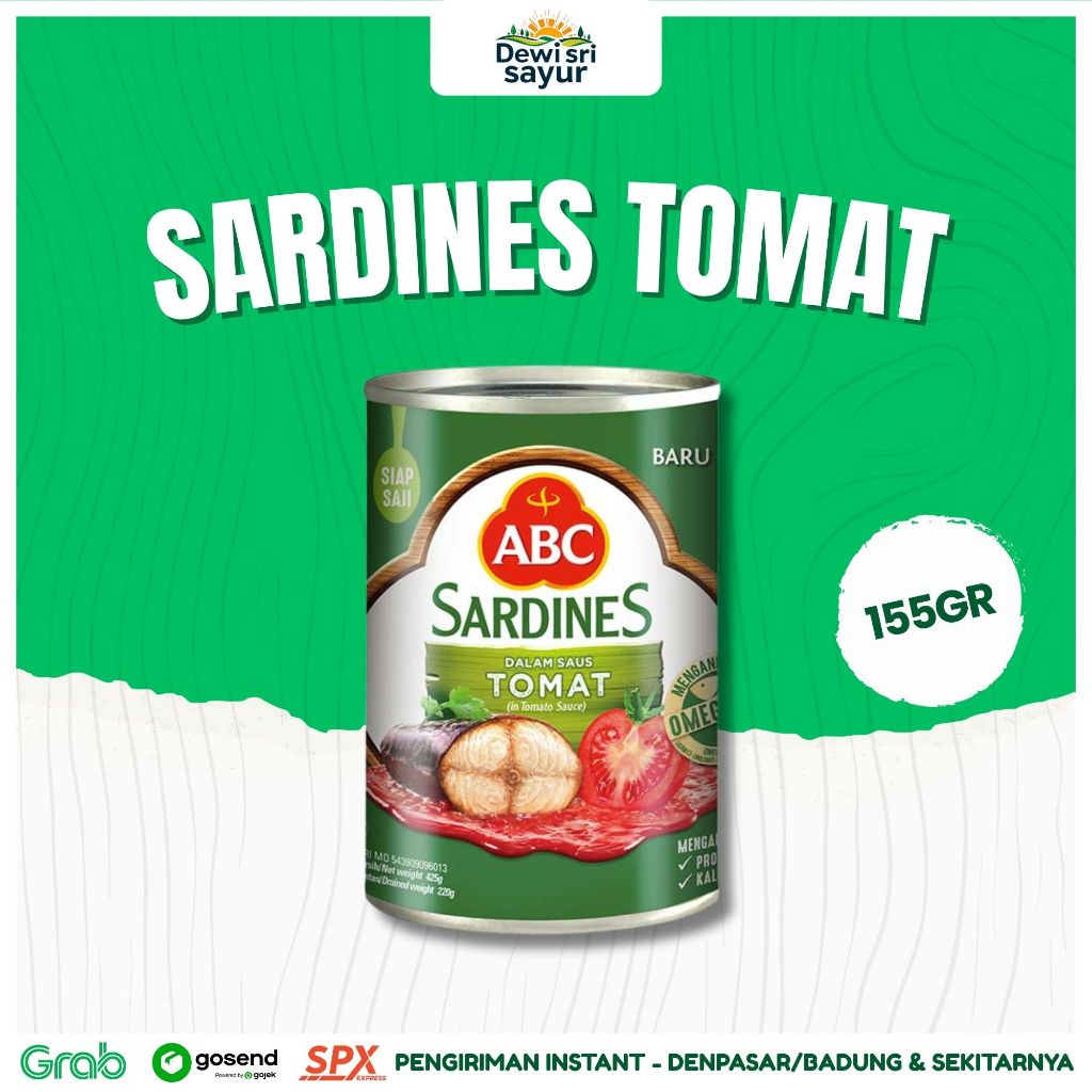 

Sardines Tomat 155gr – Dewi Sri Sayur