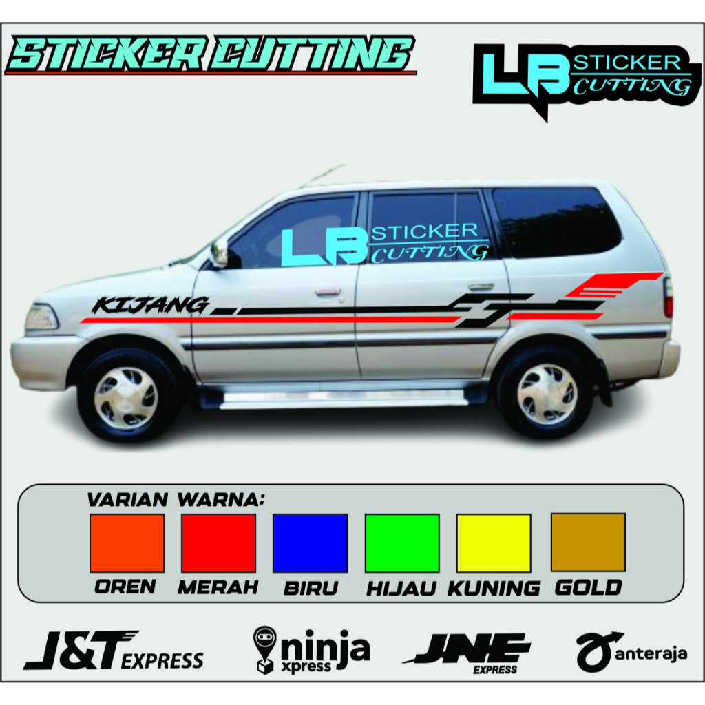 Stiker Mobil Kijang Super Stiker Body Kijang Super Stiker Kijang Super