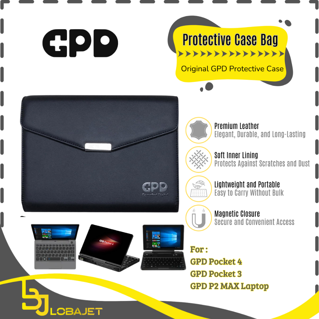 Protective Case Bag for GPD Pocket 4 - GPD Pocket 3 - GPD P2 MAX Laptop
