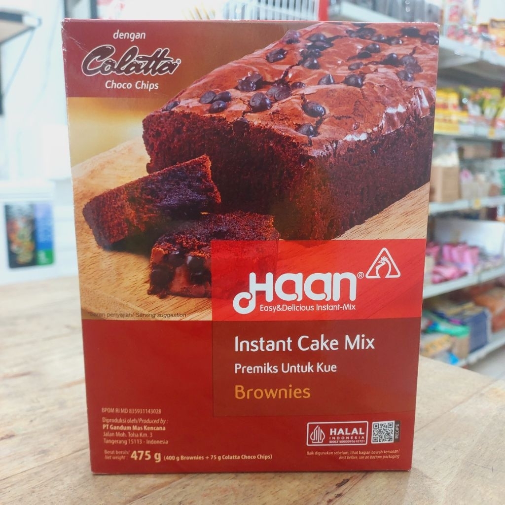 

HAAN TEPUNG PREMIKS BROWNIES 475 GR
