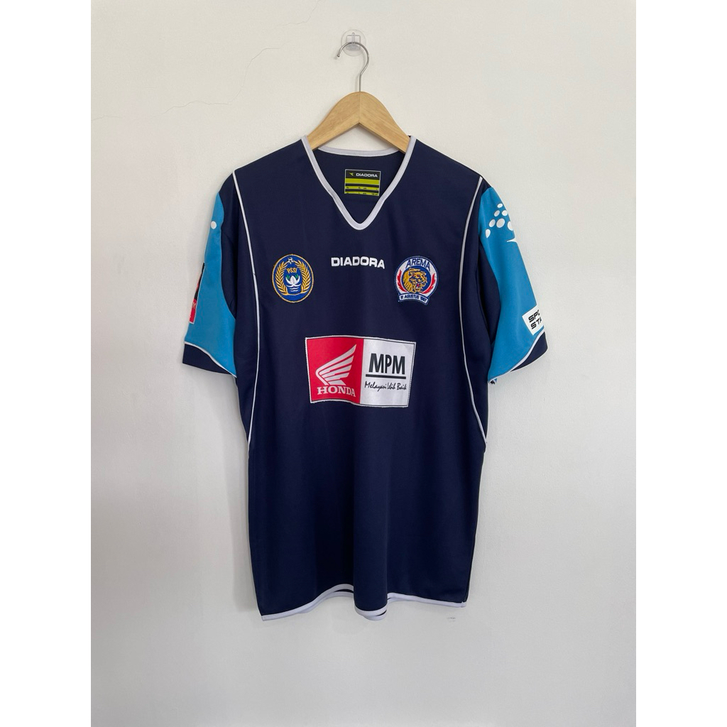Jersey Retro Arema Indonesia 2009 2010 Nns Noh Alam Shah