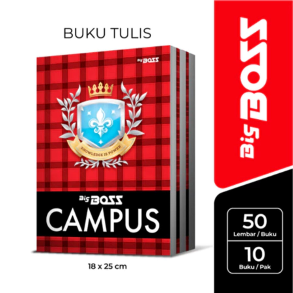 

Buku Tulis B5 BIG BOSS 50 Lembar (0014505)