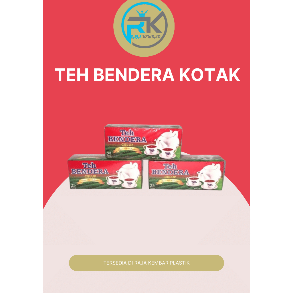 

Teh Celup Bendera kotak Isi 25 Sachet - Teh Bendera Celup