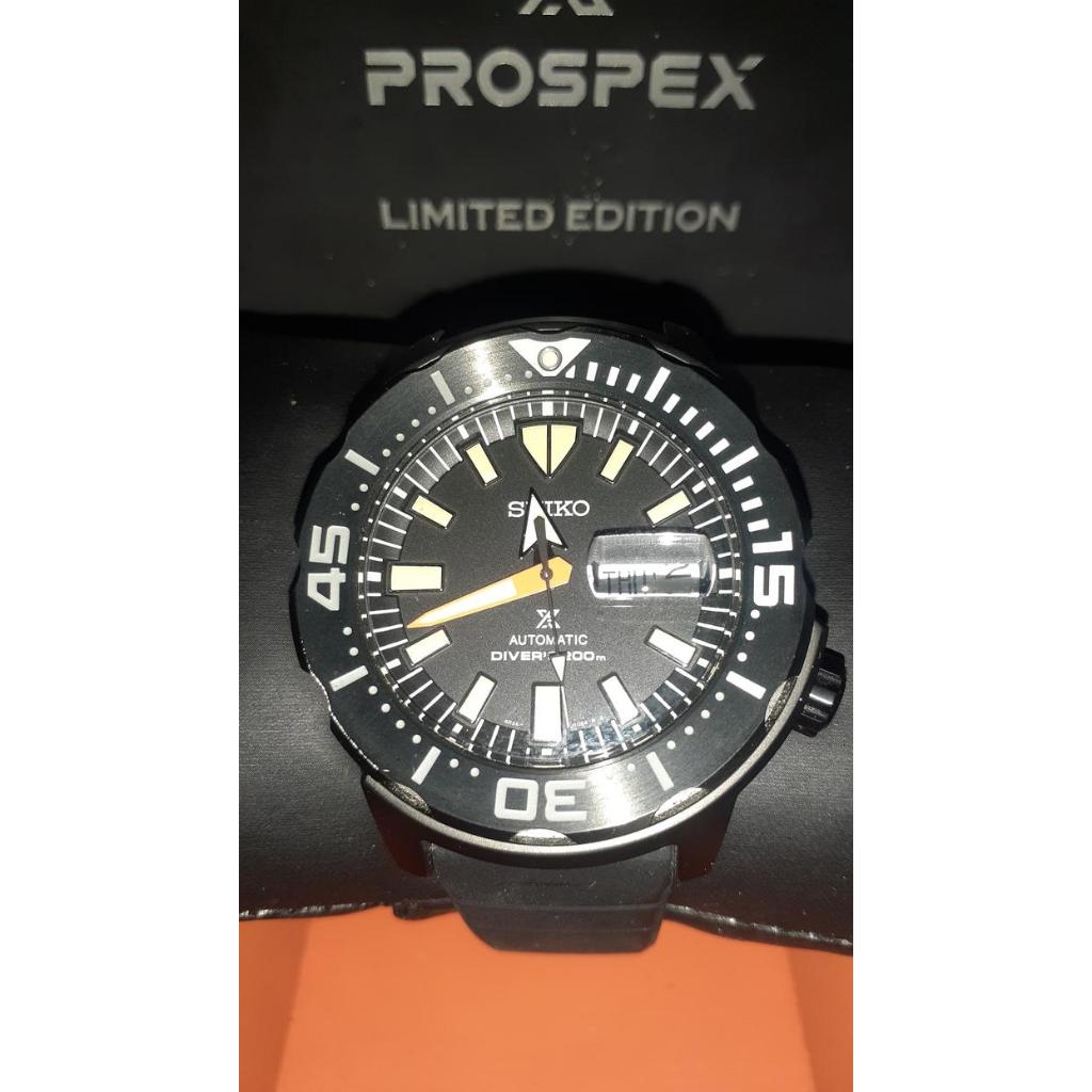 Jam Tangan Seiko Prospex SRPH13K1 Monster Black Series Limited Edition - Jam Tangan Diver 200m Preow
