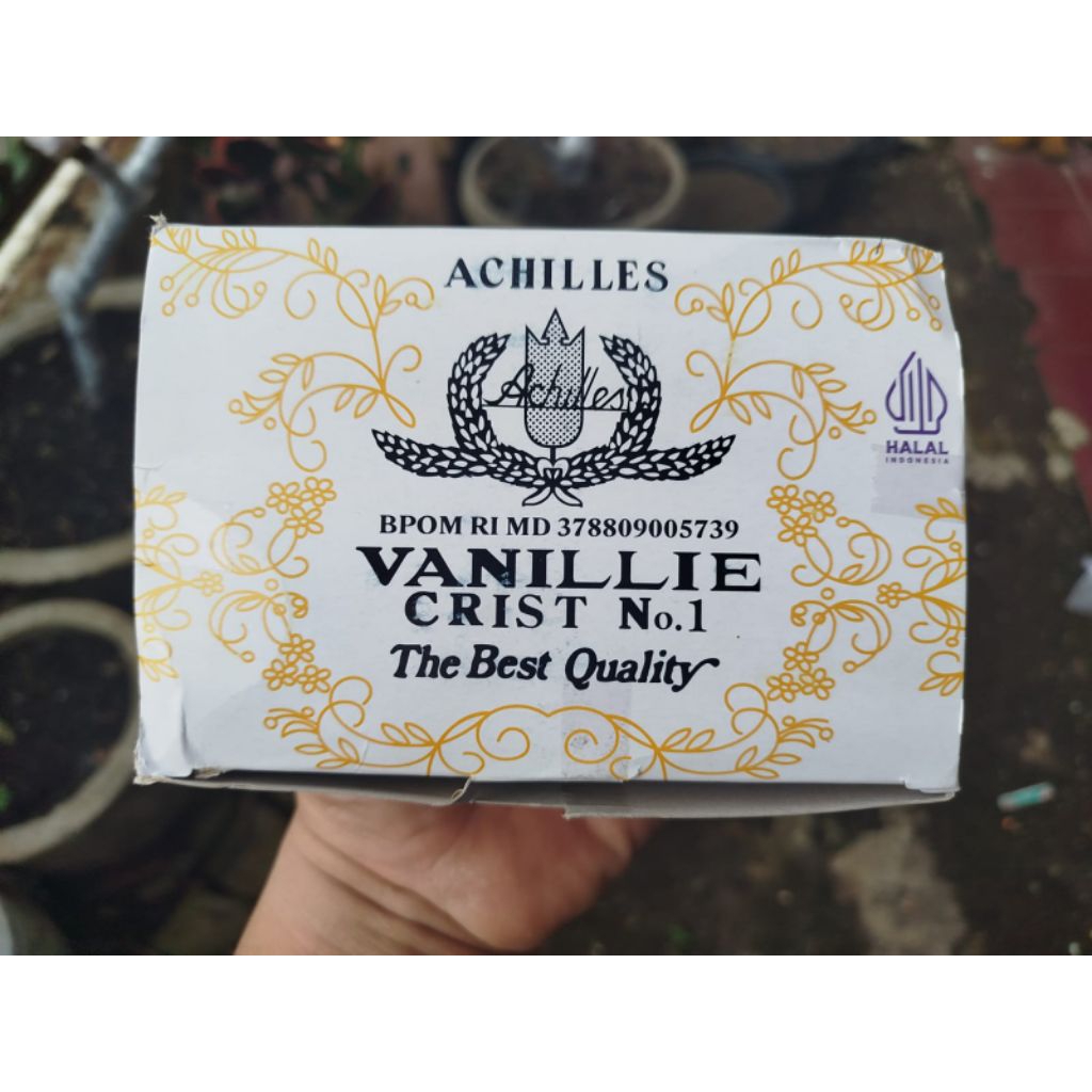 

Achillees Vanillie Bungkus Kertas Kemasan 2gram | Jual Per Box (1 Box isi 100 Sachet)