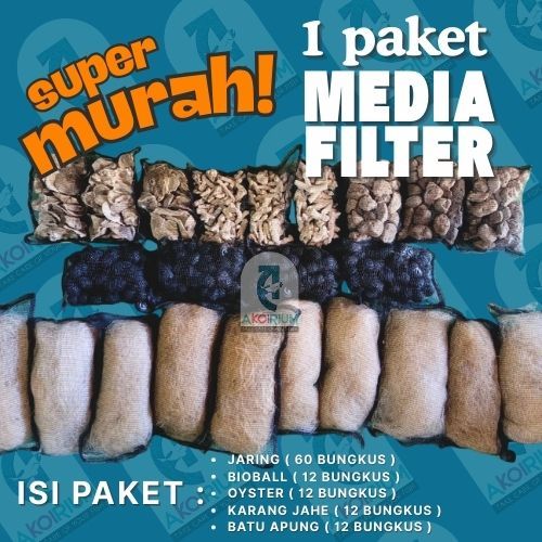 paket media filter kolam koi siap pakai / media filter kolam koi / media filter