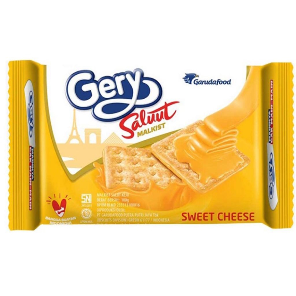 

Gery asaluut Malkist Sweet Cheese 100gram