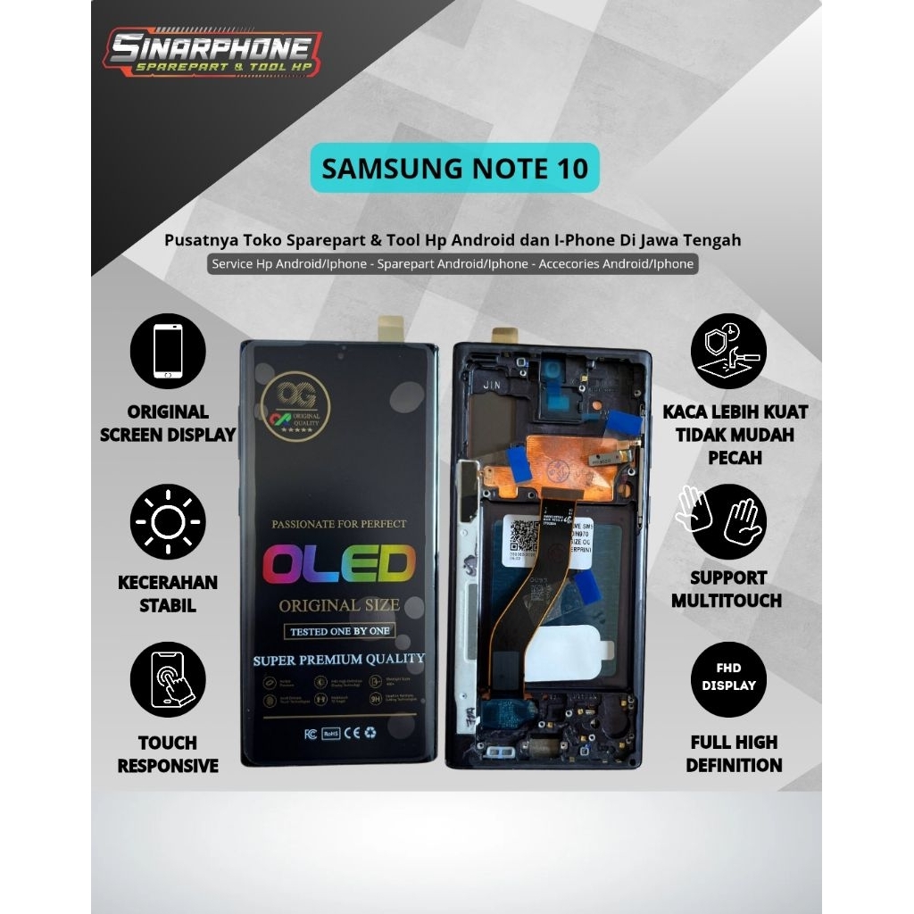LCD SAMSUNG GALAXY NOTE 10/SAMSUNG NOTE 10 LITE/SAMSUNG NOTE 10 PLUS/SAMSUNG NOTE 20 ULTRA
