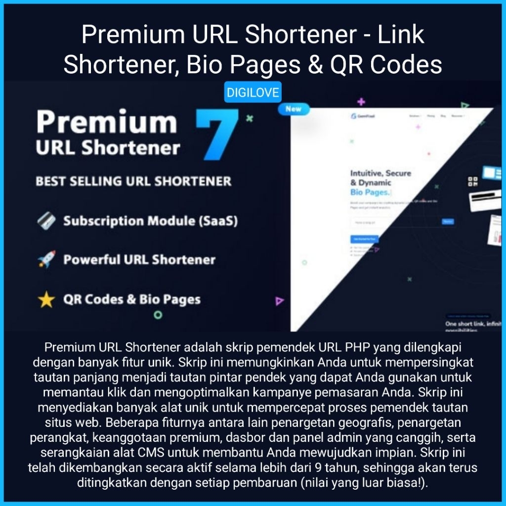 Premium URL Shortener - Link Shortener, Bio Pages & QR Codes