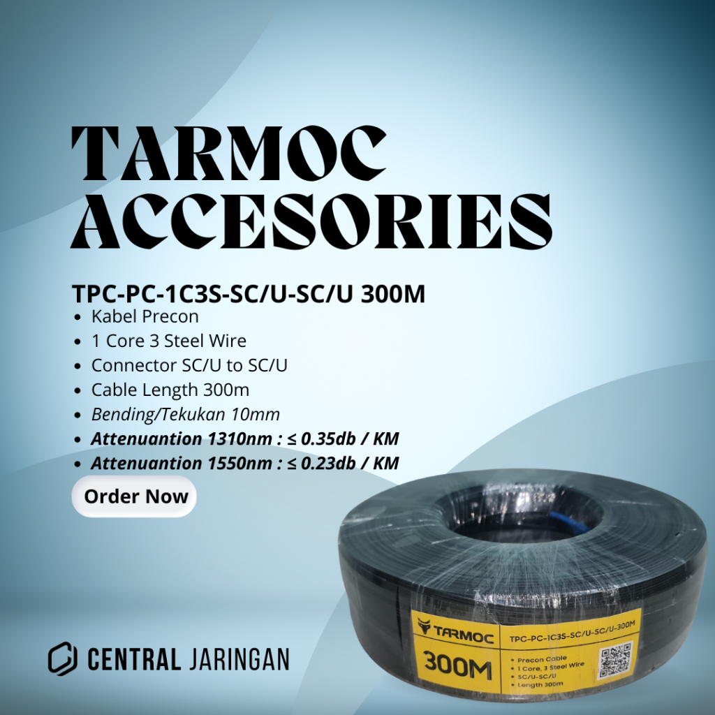 Kabel Precon FO SC 300 M Preconnectorized Dropcore 300 Meter