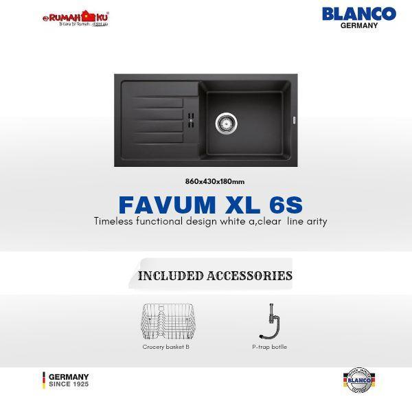 BLANCO  KITCHEN SINK BLANCO FAVUM XL 6S - BLACK