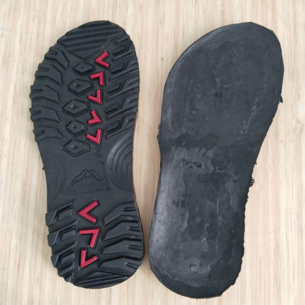 Outsole Karet Sandal Gunung Hiking Pria Sol Sandal Hiking Sol Sandal Tracking Sol Sandal Rumahan Sol