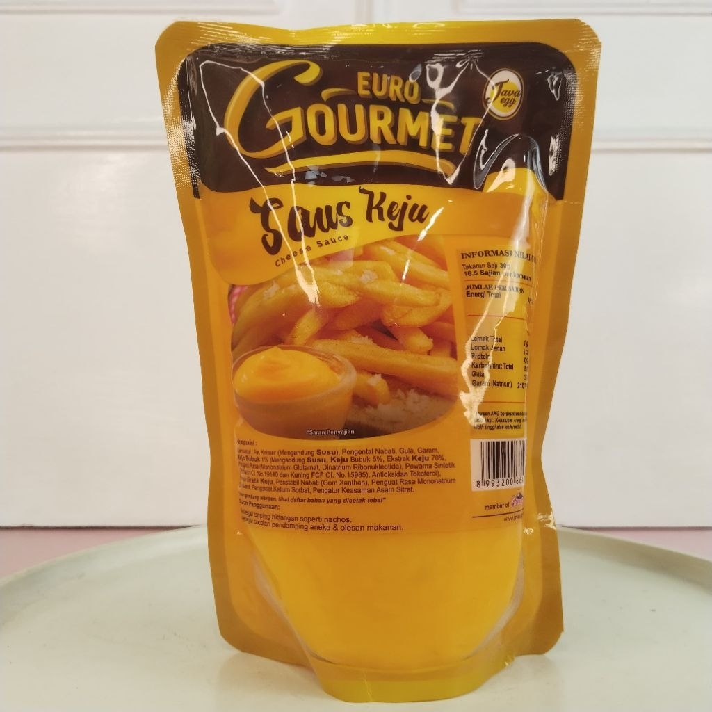 

Amanta Segar | Saus Keju Euro Gourmate Cheese Sauce 500 Gram Asli Berkualitas Premium