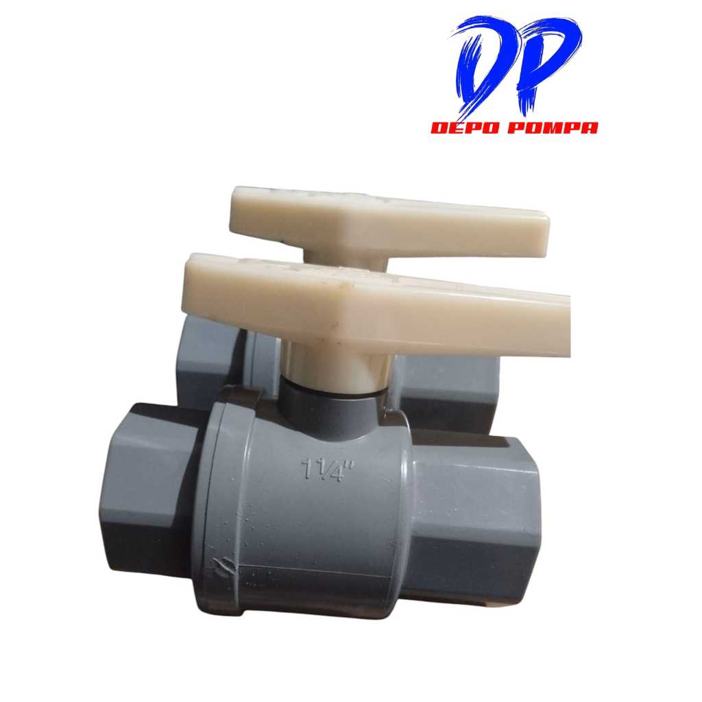 Ball Valve PVC / Ball Valve PVC 1 1/4 KDJ
