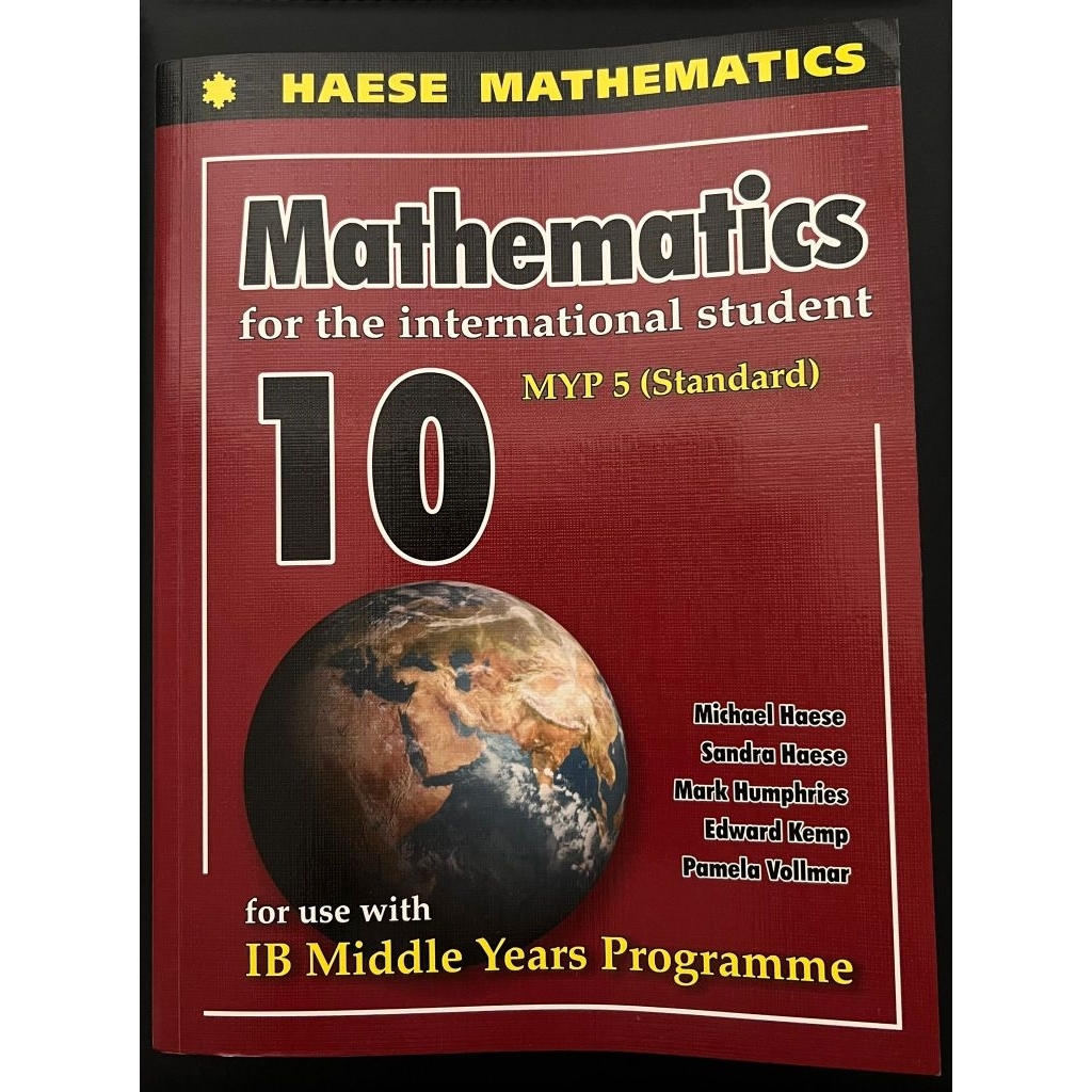 HAESE MATHEMATICS (MATHEMATICS FOR THE INTERNATIONAL STUDENT) 10 - MYP 5 STANDARD [PRELOVED]