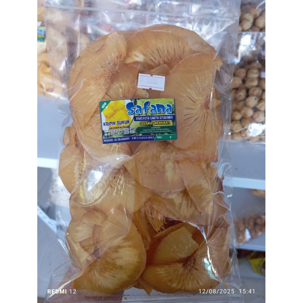 

KRIPIK SUKUN SAFANA 200 GR KEMASAN PP MIKA TEBAL