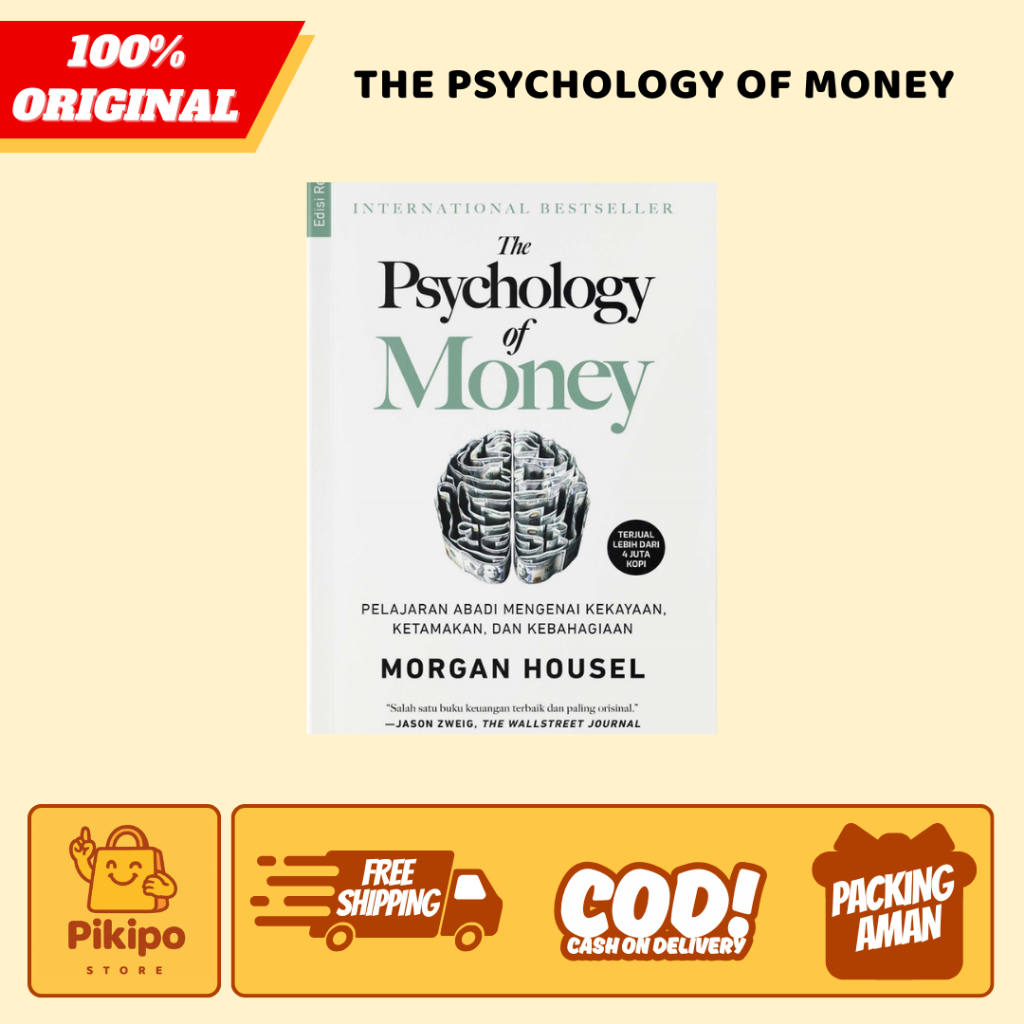 BUKU THE PSYCHOLOGY OF MONEY (TERJEMAHAN INDONESIA) - MORGAN HOUSEL