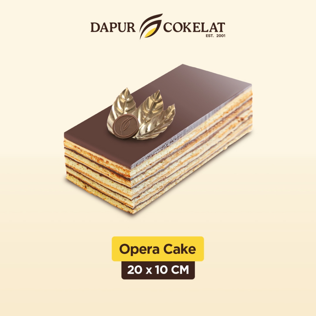 

DAPUR COKELAT - Opera Cake | Kue Kopi Legend Paduan Cokelat dengan Tekstur Cake yang Unik