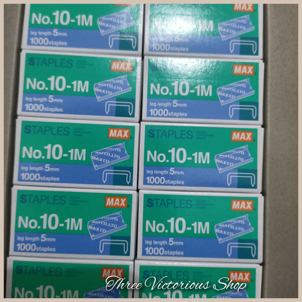 

Original MAX staples no 10 - 1M (isi stapler kecil)