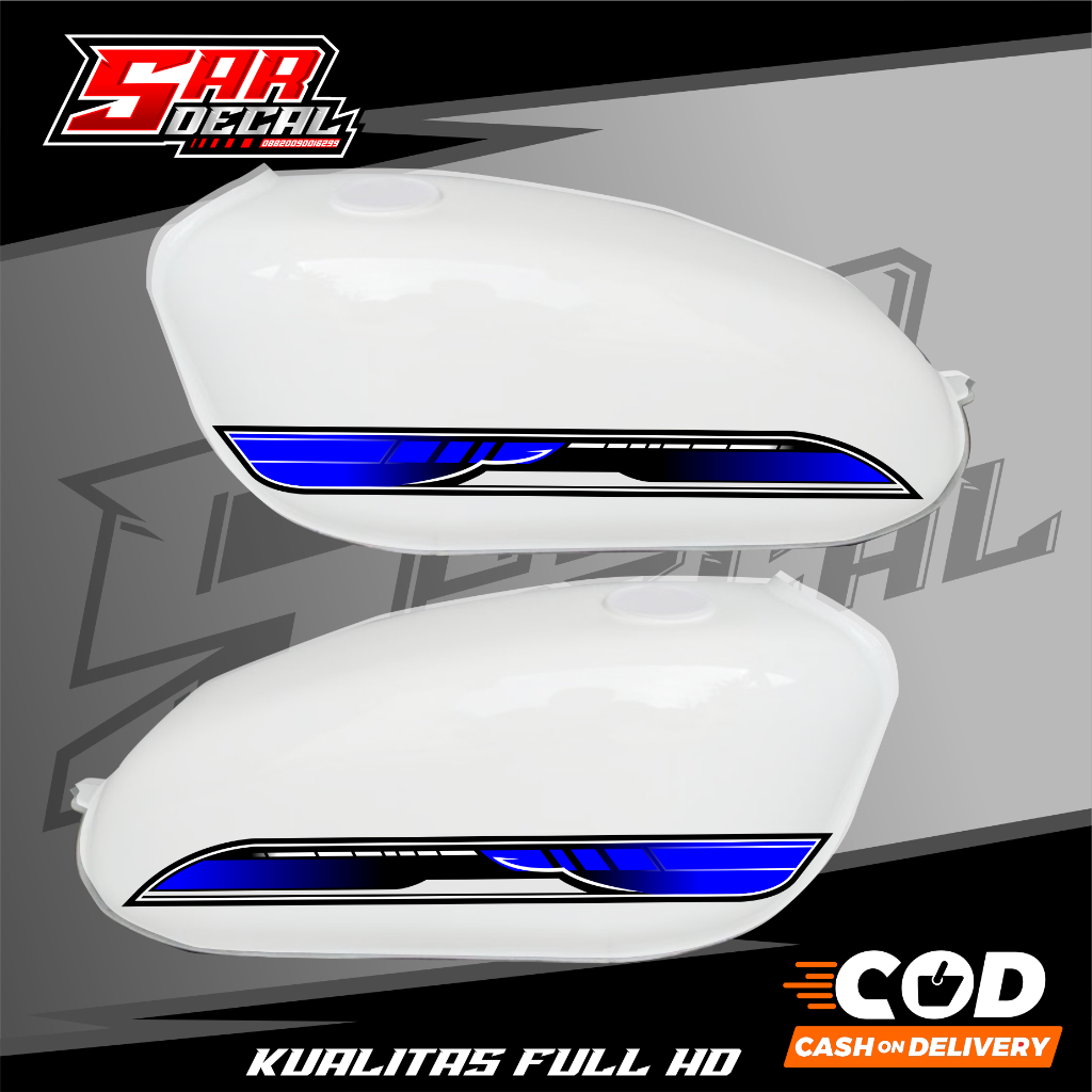 STRIPING TANGKI CB 100 CB 125 - STIKER TANGKI CB HEREX CB SULTAN CB KONTES