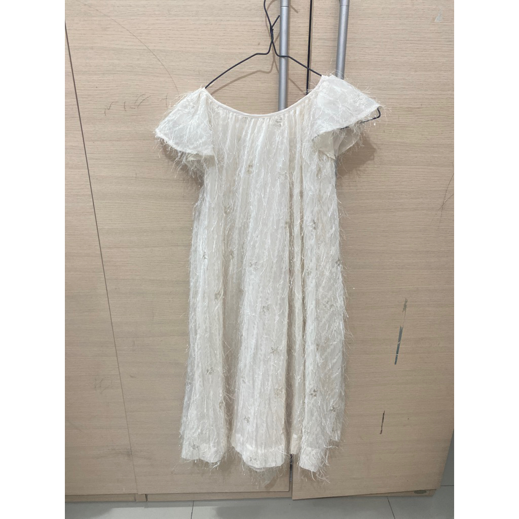 preloved dress party anak putih